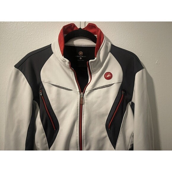 Castelli Rosso Corsa Donna Wind Stopper Full Zip Jacket Women’s Size XL - Picture 1 of 11